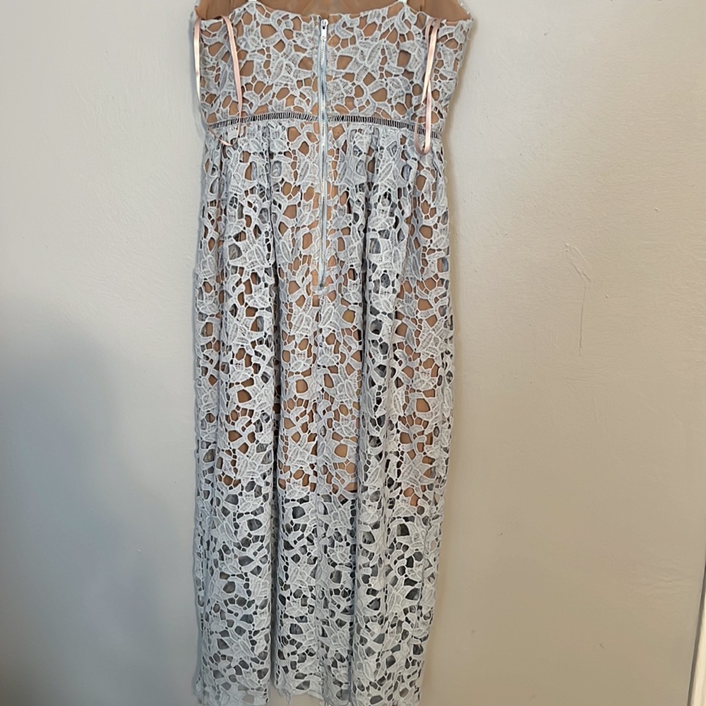 Light blue midi dress - Picture 6 of 7